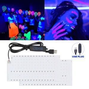 395~400nm 블랙 라이트 LED UV 램프 칩 USB 플러그 스테이지 자외선 네일 디스코 파티