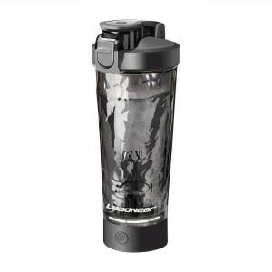TDXVPB Self Electric Protein Shaker Bottle Automatic Stirring Coffee Cup Portable Sports Mixer Mug Lightweight Large Capacity (Black)
