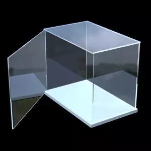 아크릴 피규어 보관상자 제작상품 블랙베이스 1. 40x30x40(화이트/블랙 배송메모)