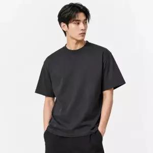 SUVIN 수피마 튜브 반팔 티셔츠 KSBSCS02 INK BLACK