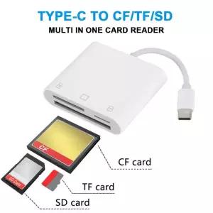 CF카드리더기 아이패드 아이폰 15 C SD TF CF 메모리 카드 어댑터 리더기 드라이버 프리 컴팩트 카메라 3 i
