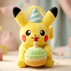 ( )피카츄 생일 케이크 가방고리 12cm
