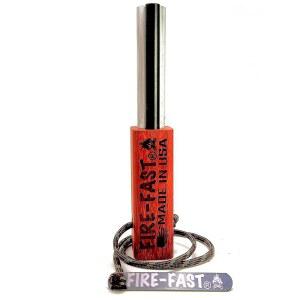 Fire-Fast Trekker. Best E ncy Waterproof Survival Fire Starter. Magnesium and Euro Steel Ferro Rod. Compact Durable Tool for Bushcraft Camping Backpacking Hiking Hunting or Bug Out Bag
