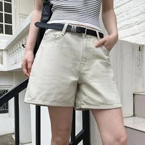 [옷자락]여자 스타일 옥스포드 코튼 여름 데일리 팬츠