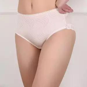 [쏘로사떼] 물결 레이스누디 맥시 인견팬티 심리스 속옷-WD6B769