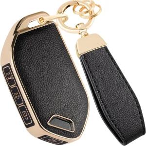 키체인이 있는 기아용 Cxopxoy 키포브 커버 텔루라이드 쏘렌토 X-라인 K4/K5 GT-라인 EV5 스포티지 2023