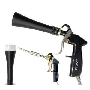 GZ-KJM High Pressure Car Interior ing Washing Gun with 2 Set Nozzle er Connector Air Pulse Equipment Tool (Upgrade-Dust blow gun)