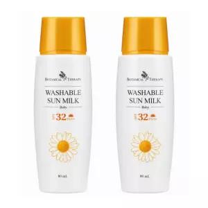 보타니컬테라피 베이비 워셔블 썬밀크 선밀크 80ml 2개