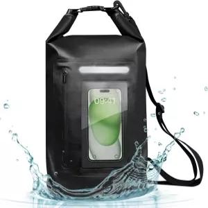 쿠라타이 파라데이 드라이 백팩-15L/420D 신호 차단 - 스파이 및 해킹으로부터 전자 제품 보호 RFID WiFi