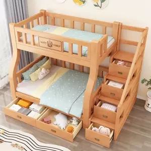 벙커침대 서랍형 2층침대 성인벙커침대 800mmx1900mm 수납침대 원목2층침대 이