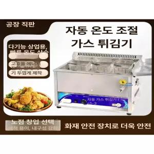 두우둥 자동정제튀김기 영업용 기름절약 치킨집 소형