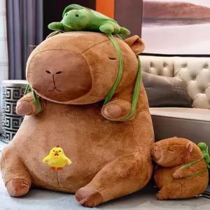 두우둥 카피바라대형인형 솜 거북이가방 포토존 80cm