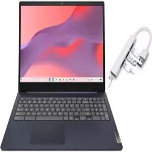 레노버 디어패드 3i 크롬북 15.6인치 FHD 디스플레이 인텔 셀러론 N4500 UHD 그래픽 HDMI 어비스 블루 8GB