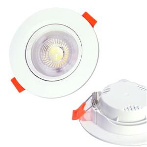 LED 다운라이트 7W 9W 12W 220V 110V 초슬림 매입형 천장등 5W 3W 원형 스팟 패널 스포트라이트 실내 조명