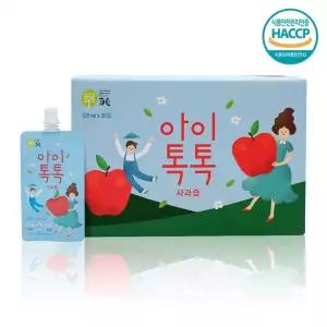 [하프클럽/찬이네과수원]아이톡톡 사과즙 스파우트 120ml 30포 착즙주스