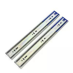 문주 3단 댐퍼레일 250mm - 600mm 볼레일 가구 서랍장 수리 고치기 댐핑 댐퍼