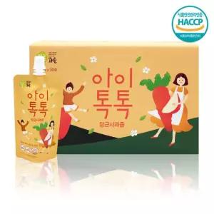 찬이네과수원 아이톡톡 무첨가 당근사과즙 스파우트 120ml 30포