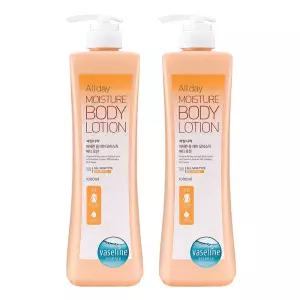 바세린 대용량 바디로션 올데이 1000ml 2개
