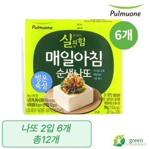 풀무원 매일아침 순생나또 2입6개(12팩)