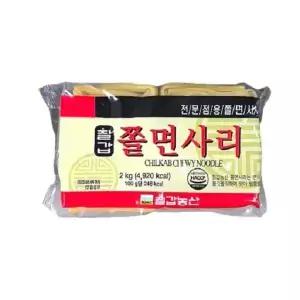 칠갑농산 쫄면사리2kg 6개 1박스