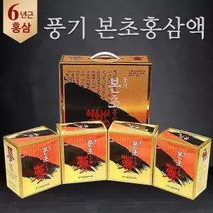 [풍기인삼][10개구매시1개증정] 본초홍삼액 프리미엄 총6000ml (100mlx60포)