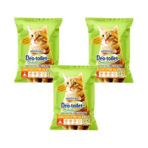 [데오토일렛] 데오토일렛 고양이 모래 4L x 3개 제올라이트