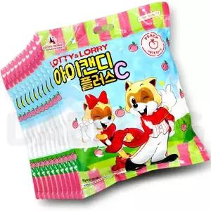 어린이 비타민 1000정 대용량 로티로리 X10개 유아 키즈 캐릭터 비타민C 캔디