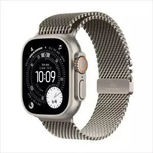 애플워치 울트라 3 셀룰러 49mm 내추럴 티타늄 케이스 내추럴 티타늄 밀레니즈 루프(S) MEWW4KH/A