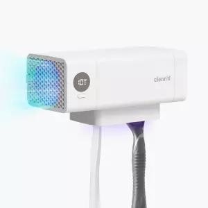 [칫솔,면도기 동시 살균] 클린디 가정용 무선 2인용 칫솔살균기 트윈디 CL-406 화이트 자외선 건조 소독 UV LED 살균기