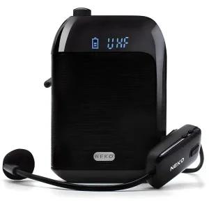 NEKO 무선마이크 무선 UHF 멀티미디어 앰프 마이크 NKUA400S 검정