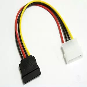 IDE to SATA 변환케이블 4핀 파워 시리얼 ATA DC 전원선 커넥터 PC 어댑터 데스크탑 일자형 젠더 컴퓨터 연