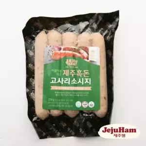 무첨가 제주흑돈 아침이슬먹은고사리소시지 250g