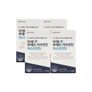 안국약품 토비콤 루테인 지아잔틴 아스타잔틴 150mg x 30캡슐 x 4박스 /Hb
