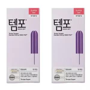 동아제약 템포 슈퍼 10개입 1박스 X 2