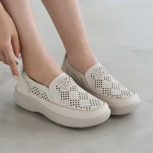 느리 펀칭 컴포트화 슬립온 4cm