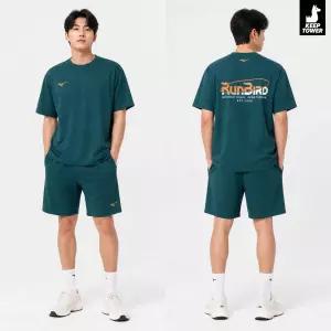 미즈노 런버드 그래픽 반팔 라운드 티셔츠 [현대백화점]