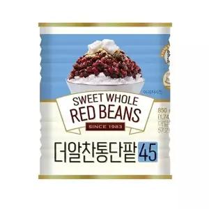 더알찬통단팥45 팥빙수 빙수팥 850g , 6개