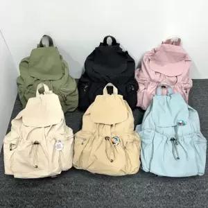 여성 나일론 빅사이즈 백팩 1P 지퍼 포켓 학생 가방 큰책가방 빅사이즈백팩 포켓백팩