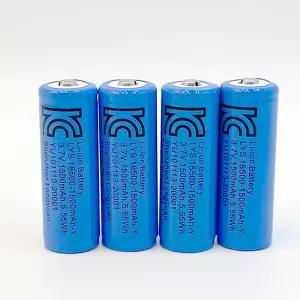코어무역 18500 배터리 1500mah 리튬이온 충전지 후레쉬 랜턴 보호회로 건전지 충전지
