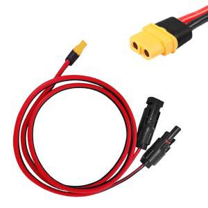 전선연결커넥터 0 6MECHATRONICS1 5MECHATRONICS XT60 어댑터암 콘센트 태양 광 커넥터 발전소 발전기 연장 와이어 12AWG 케이블 충전