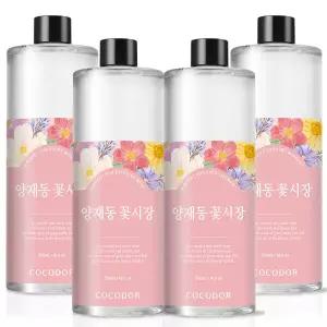 코코도르 실내 향기 디퓨저 리필액 양재동꽃시장 500ml 4개 GST