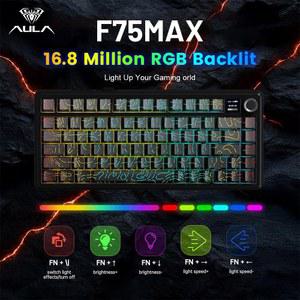 AULA F75 MAX 게이밍 키보드 (TFT 스크린 노트 ) 4000mAh 배터리