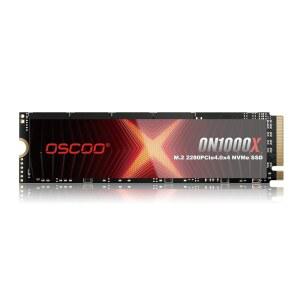 OSCOO 2TB NVMe PCIe 4.0 SSD, 최대 7,400MB/s 읽기 및 6,500MB/s 쓰기, 3D NAND, 그래핀 히트싱크, PS5, 게이밍 노트북, PC, 데스크톱 워크스테이션용 M.2 2280 Gen4x4 내장 SSD