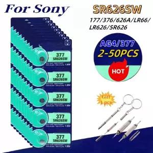 시계 장난감 시계용 코인 알카라인 배터리 소니 AG4 377 단추 배터리 SR626SW SR626 177 376 626A LR66 LR6