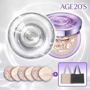 여름한정판AGE20S 아이스에디션 에센스팩트 기본구성(본품2+리필3+메쉬백)SPF50+ PA++++