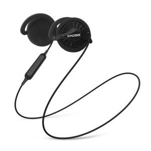 Koss KSC35 무선 이상 6시간 블랙 배터리 헤드폰 블루투스 이어 수명 클립 인라인 마이크