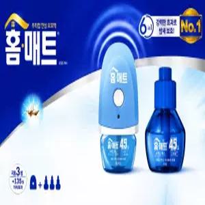 헨켈 홈매트 리퀴드 스위치형 플러그 훈증기 + 45일 리필 X 3개