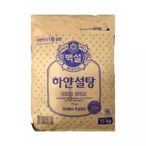 CJ 백설 하얀설탕 15kg 업소용