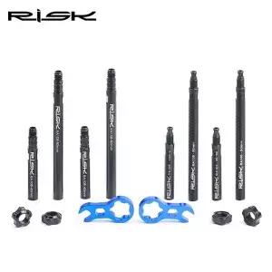 자전거 내부 튜브 프레스타 밸브 익스텐더 확장 45mm/80mm 통합 분리형 코어 렌치 RA108 2 개