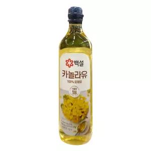 5개 카놀라유 X 900ml 백설